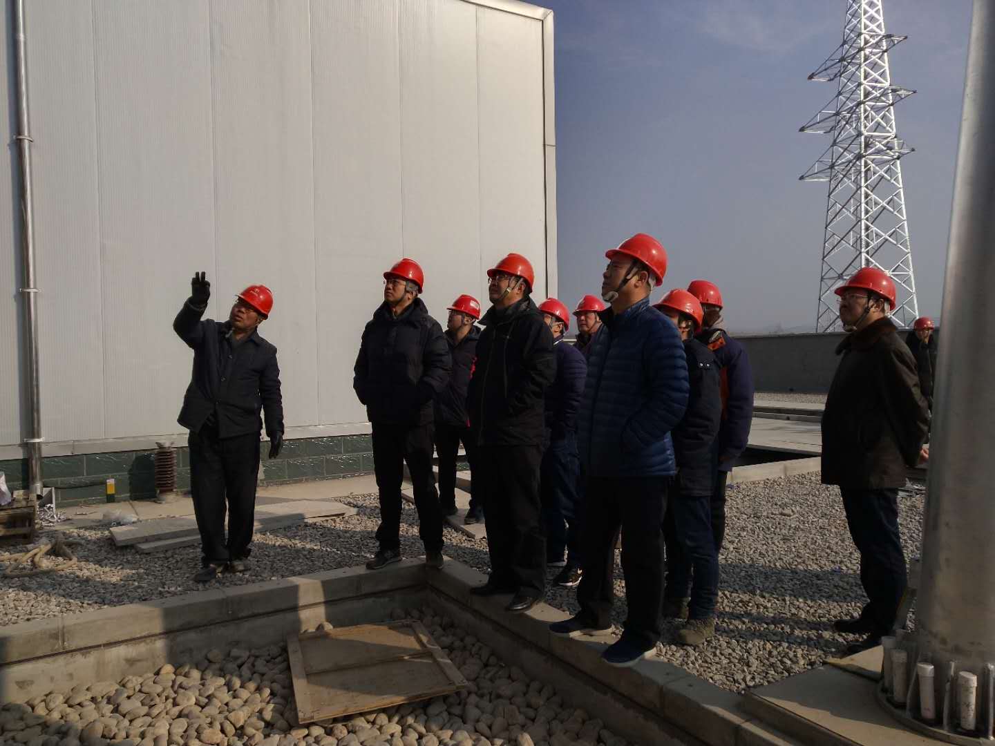 晋城供电公司领导莅临杨村项目检查 