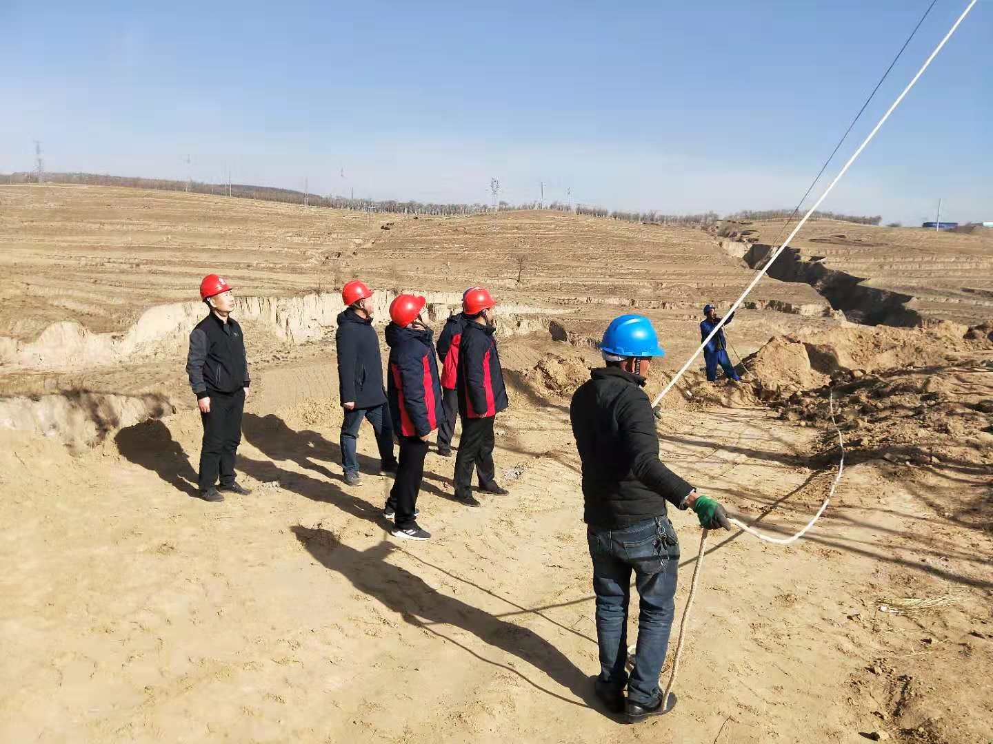 平鲁供电公司领导莅临肆康线项目实地检查指导 