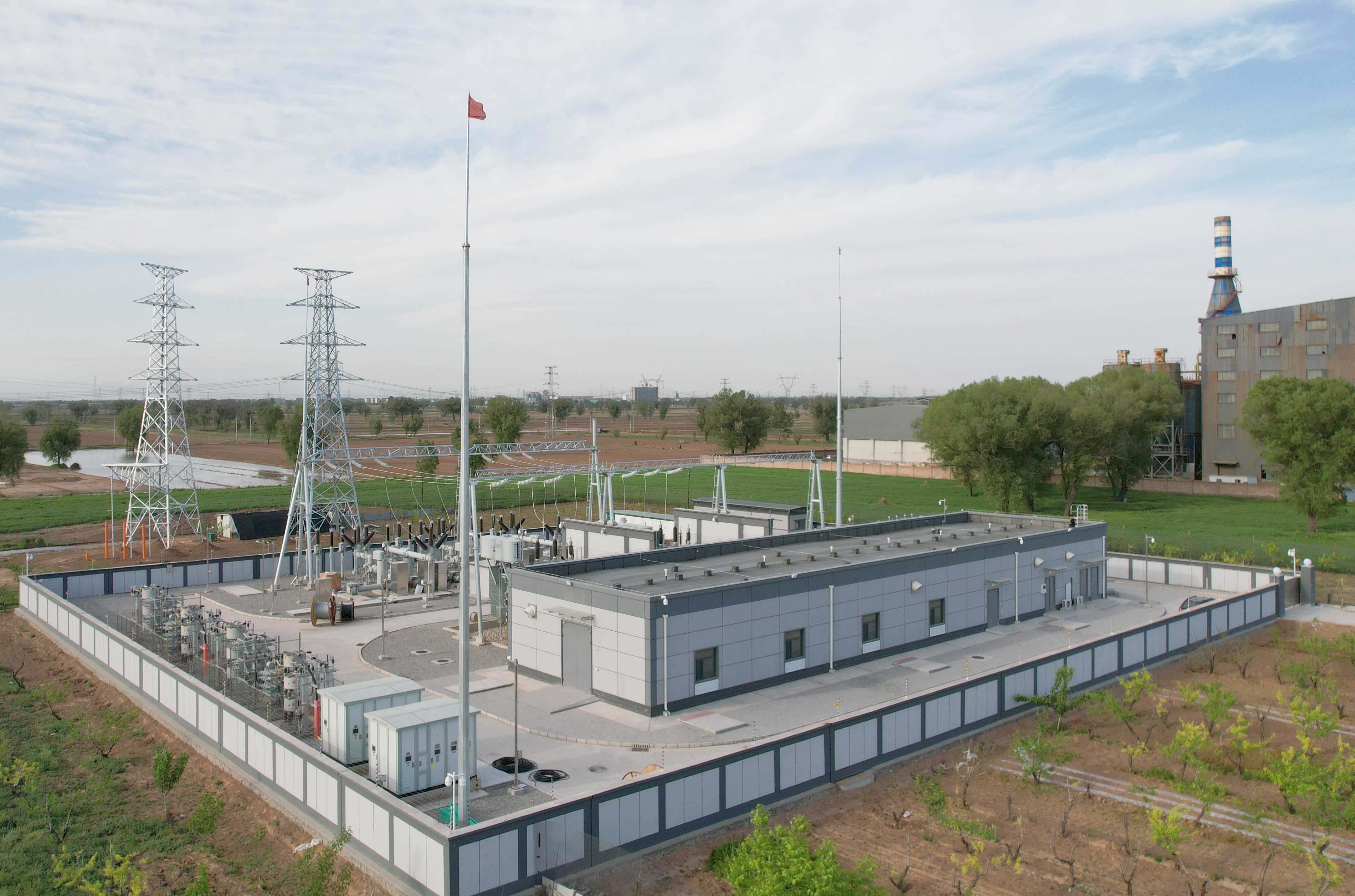 豪佳承建 110kV 变电站项目顺利送电投运 